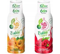 Sirops Fruttamax Abricot Light Framboise Light, 500 ml, 2 pièces