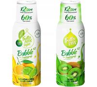 Sirops Fruttamax Citron Lime Light Kiwi , 500 ml, 2 pièces