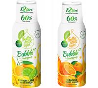 Sirops Fruttamax Citron Lime Light Orange, 500ml, 2 pièces