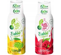 Sirops Fruttamax Citron vert Light Sirop de framboise, 500 ml, 2 pièces