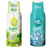 Sirops Fruttamax Citron vert menthe sans tonique, 500 ml, 2 pièces