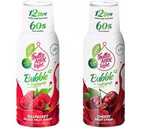 Sirops Fruttamax Framboise Light Cerise Light, 500ml, 2 pièces