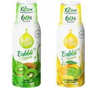 Sirops Fruttamax Kiwi Citron Lime , 500 ml, 2 pièces