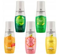 Sirops SODASTREAM Citron vert + Limonade + Pamplemousse + Orange-Mangue + Mojito