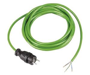 SIROX® Câble de raccordement 230 V H07BQ-F - Couleur du câble : vert - Longueur : 5 m.