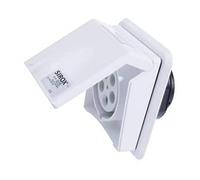 SIROX® Prise encastrable CEE 5 broches 400 V 6 h courant 32 A couleur blanc