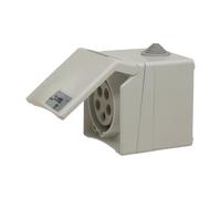 SIROX® Prise murale CEE 5 broches 400 V 6 h 16 A couleur gris clair