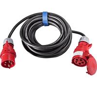 SIROX® Rallonge CEE 16 A H07RN-F couleur de ligne noire, section 5 x 2,5 mm², longueur 25 m, inverseur de phase Oui