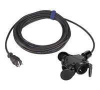 SIROX® Rallonge H07RN-F avec raccord 3 voies et couvercle à ressort Section 3 x 1,5 mm² Longueur 15 m