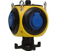 SIROX® Répartiteur suspendu « KHV 8 » sans interrupteur FI, prise 230 V~ 3, CEE 16 A, 400 V~ 1, CEE 32 A, 400 V~ sans, LS 16 A, 1 pôle, C sans, LS 16 A, 3 broches, C sans