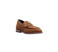 SIRRI Chaussures habillées Semi-Formelles en Daim Marron Clair à Enfiler pour Hommes Taille 45