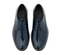 SIRRI Garçons Derby Brevet Robe Formelle Chaussures Bleu Marine à Lacets Chaussures de Bal de Mariage Taille 25