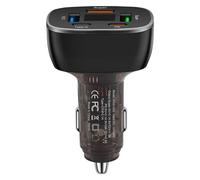 Sirseon Adaptateur de chargeur de voiture, chargeur de voiture rapide - Chargeur de voiture USB-C,Adaptateur de chargeur de voiture 95 W Chargeur automatique avec affichage numérique