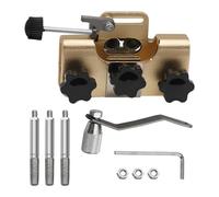 Sirseon Affûteuse pour tronçonneuse, kit d'affûteuse pour tronçonneuse | Affûteuses de tronçonneuse en alliage d'aluminium avec 3 pointes | Aiguiseur à manivelle pour scies à chaîne et scies