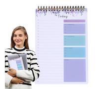 Sirseon Bloc-notes de planification quotidienne, bloc-notes de liste de contrôle journalier | Bloc-notes de 52 feuilles sur les choses à faire - Bloc-notes de choses à faire, organiseur