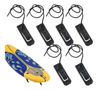 Sirseon Boucle d'aileron de planche de surf, fermeture d'aileron de planche de surf | Boucle de rechange pour aileron de planche de surf - 6 pièces Support d'aileron engrenage Boucle détachable Clip