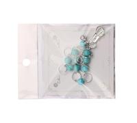 Sirseon Contre-athènes à tricoter, contre-athènes au crochet, pendentif avec marqueur de couture en forme de comptoir de lignes au crochet, au crochet, compteur de lignes dans