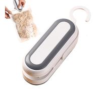 Sirseon Cutter et scellant de sacs pour petits sacs - Machine à sceller les sacs portable avec charge USB suspendue, petit scellant portable pour sacs à puces, pour le stockage