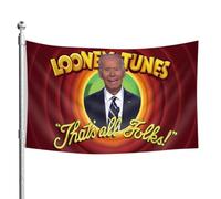 Sirseon Drapeau Biden Drapeaux Biden Drôle Drapeau de Patio pour Jardin | 90x150cm Grand Drapeau That's All Fulks Drapeau Extérieur Intérieur Drapeau Bannière Imprimée Drapeau Affiche Drapeau pour