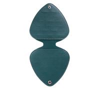 Sirseon Étui de Rangement pour médiators de Guitare - Clip de Rangement pour médiators de Guitare Acoustique - Étui de Rangement Portable en Cuir synthétique pour médiators acoustiques, Vert, Voir