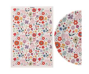 Sirseon Feuilles de d'argile, Papier de d'argile | Feuilles de poterie de Fleurs - Decques de Fleurs à la Main rustiques Papier de coloré Soluble pour l'artisan