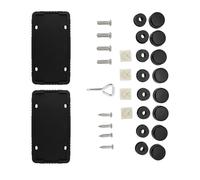 Sirseon Housse en silicone pour voiture, cadre de voiture en silicone | Cadre avant | Couverture en tôle résistante aux rayures et à la rouille, résistante aux intempéries avec trous de drainage pour