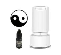 Sirseon Indicateur pour Balle de Golf, Tampon de Balle de Golf, Outils pour marqueurs réutilisables, Tampon Auto-encreur imperméable à séchage Rapide pour golfeurs, marqueur pour golfeurs