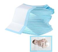 Sirseon Matelas à langer pour bébé, matelas à langer, Tapis à langer 100 pièces pour bébé, Coussinets de mandrins anti-fuite pour adultes, 13x18 pouces, sous-coussins pour adultes, bébés, chiots