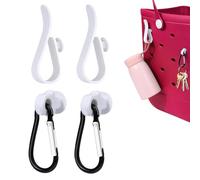 Sirseon Porte-clés pour sac à main, accessoires de sac à main, porte-gobelet exquis pour sac de plage avec clip pour sac à main | Ensemble de crochets multi-usages plus résistants pour sacs à main,