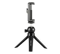 SIRUI 3T-05PH Mini trépied de table avec pince de téléphone et table à distance Bluetooth avec télécommande sans fil et pince de téléphone universelle