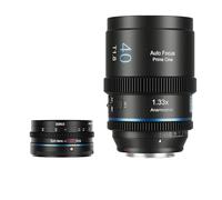 SIRUI 40mm T1.8 1,33X Objectif Anamorphique Autofocus pour Montures E (Neutral Flare), SIRUI 1.25x Adaptateur anamorphique pour Les objectifs de cinéma