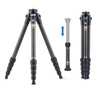 SIRUI AM-225+SL-100 Trépied en Fibre de Carbone avec Colonne Centrale, Trépied de Table léger et Portable pour appareils Photo, Max 120cm, Rétracté 390mm, Charge utile 6kg