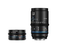 SIRUI Astra 75mm T1.8 1,33X Objectif Anamorphique Prime pour Monture E (Blue Flare), SIRUI 1.25x Adaptateur anamorphique pour Les objectifs de cinéma