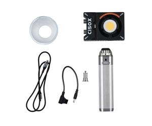 SIRUI C150X Lite Lumière LED Vidéo 150W Set Pro avec Poignée Batterie H99 Pro | 97Wh V-Mount & Charge Rapide PD | Contrôle App Bluetooth + Système Changement Rapide | Éclairage Studio Portable