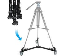 SIRUI DT-06 Professional Heavy Duty Video Tripod Dolly - Mouvements Lisses et Rapides, Parfaits pour Les appareils Photo et l'équipement vidéo, Charge utile maximale de 50 kg