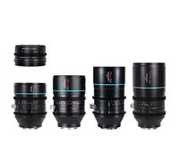 SIRUI Ensemble d'objectifs anamorphiques T2.9 1.6X Plein Cadre à Monture RF avec Adaptateur anamorphique 1,25x (35 mm, 50 mm, 75 mm, 100 mm)