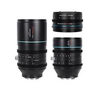 SIRUI Ensemble d'objectifs anamorphiques T2.9 1.6X Plein Cadre Z-Mount avec Adaptateur anamorphique 1.25x (35 mm, 100 mm)