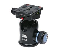 SIRUI K-30X Rotule de trépied en aluminium Rotule panoramique à 360 ° avec plaque de dégagement rapide TY-60X Arca Swiss et niveau à bulle pour trépied Monopod DSLR Capacité de charge jusqu'à 30KG