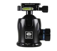 SIRUI K-40II Rotule trépied Professionnelle Rotule rotative en Aluminium à 360 ° avec Plaque à dégagement Rapide Arca Swiss et Niveau à Bulle, capacité de Charge 77,1 LB
