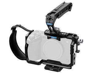 SIRUI Kit de Cage de Caméra avec Poignée Supérieure pour Sony FX3/FX30, Compatible avec la Poignée XLR d'origine avec Pince pour Câble HDMI, Griffe Froide et Rail OTAN