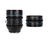 SIRUI Kit d'objectifs anamorphes T2.9 1.6X Plein Format 35 mm avec Adaptateur amorphe 1,25x (Monture E)