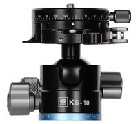 SIRUI KS-10 TêTe sphéRique à Profil Bas pour tréPied, TêTe panoramique à 360° en Alliage d'aluminium pour Appareil Photo Reflex numéRique, CaméScope, TêTe sphéRique pour tréPied, Monopode