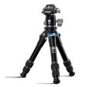 SIRUI Mini trépied avec rotule panoramique à 360°, trépied de voyage pour appareil photo, système de libération rapide, charge maximale de 15 kg, hauteur maximale de 42,4 cm, AM-203+KS-5 (AM-203+KS-5)