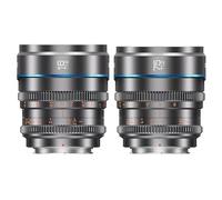 SIRUI Night Walker 16mm 75mm kit Objectifs T1.2 S35, Manual Lens Focale Fixe, Grande Ouverture, Compact et léger, vlogging, pour Monture L, S5M2, S9, S5, S1H, S1R, S1, FP, FPL ris métal