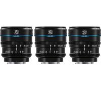 SIRUI Night Walker 24mm 35mm 55mm kit Objectifs T1.2 S35, Manual Lens Focale Fixe, Grande Ouverture, Compact et léger, vlogging, pour Monture L, S5M2, S9, S5, S1H, S1R, S1, FP, FPL, CL, Noir