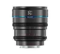 SIRUI Night Walker 35mm T1.2 S35 Objectif Cine MF, Grand Angle Focale Fixe, Grande Ouverture, Compact et léger, vlogging, paysages, pour Monture E, A7CII, A7IV, A7RV, ZV-E1, ZV-E10, FX30, Gris métal