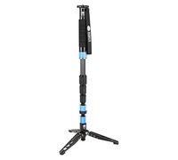 Sirui P-224SR Monopode avec Griffes de stabilisation, Léger, Compact et Flexible, inclinable à 20°, pivotant à 360°, en Aluminium, 160cm, Charge 8kg, Noir