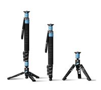 Sirui P-424FS Monopode de fibre de carbone 63 """" Monopode professionnel pour les cameras monopodes legers avec pieds 4 sections 360 Panorama modu