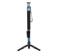 SIRUI P-424FS Monopode pour Caméra, 160cm Monopode Vidéo en Fibre de Carbone, Unipod Vidéo à 4 Sections avec Pieds, Conception à libéRation Rapide, Charge maximale 12kg