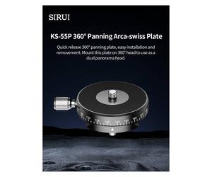 SIRUI PIASTRA KS-55P Panorama QUICK RELEASE PLATE